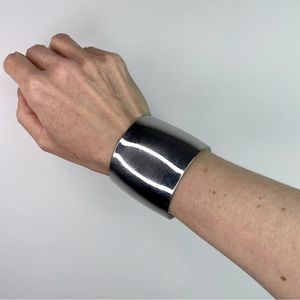 Polished Stainless Steel Cuff Bracelet